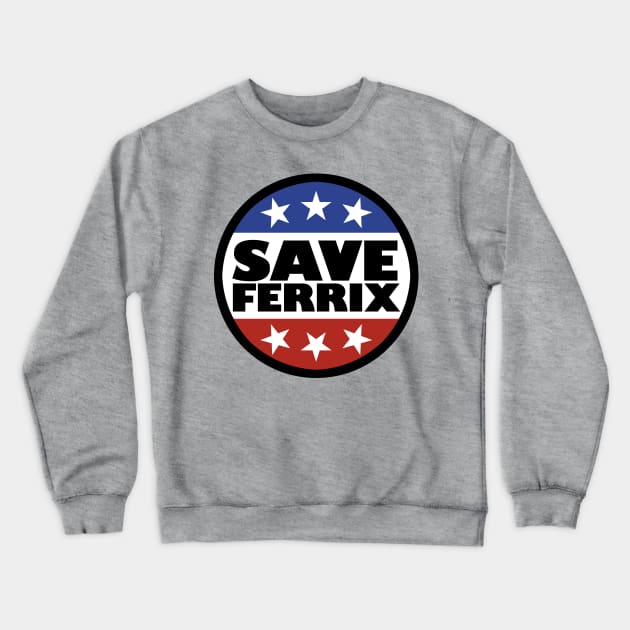 Save Ferrix Crewneck Sweatshirt by artnessbyjustinbrown